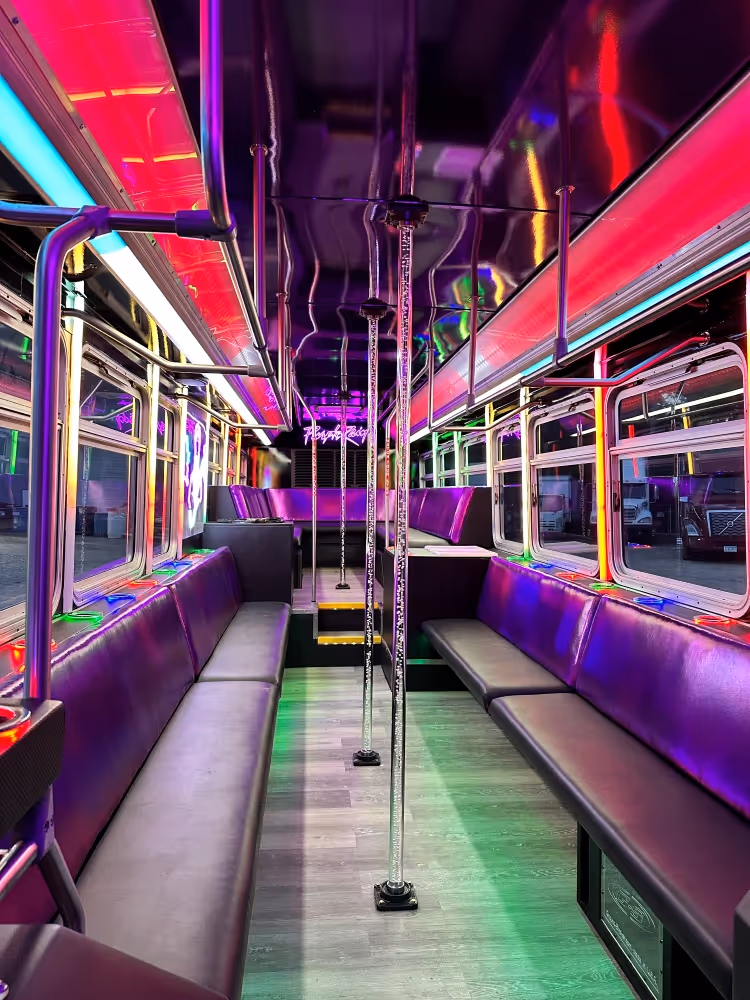 Purple Rain Party Bus 9 Prince