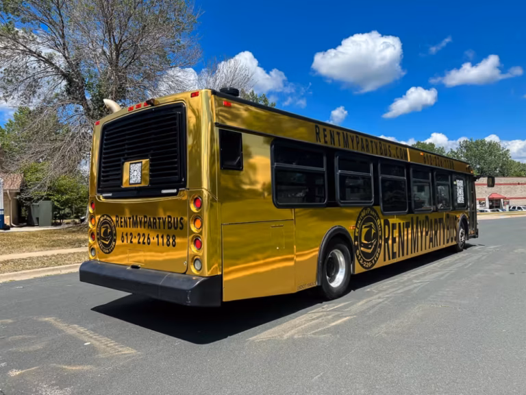 The 24K Gold Party Bus Rental Minneapolis