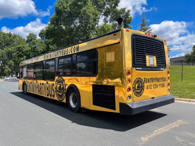 The 24K Gold Party Bus Rental Minneapolis