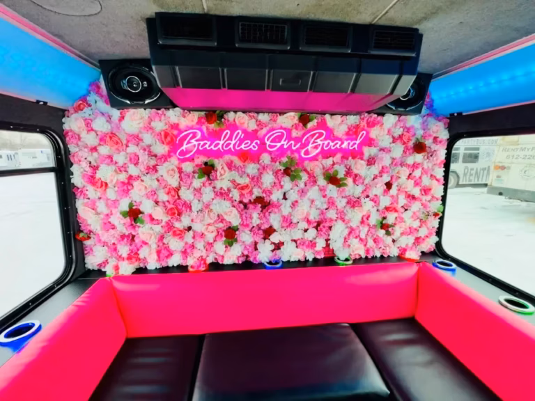 The Bachelorette Party Bus 17 LED Sign