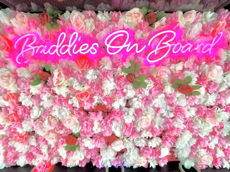 The Bachelorette Party Bus 24 Baddies On Board Sign