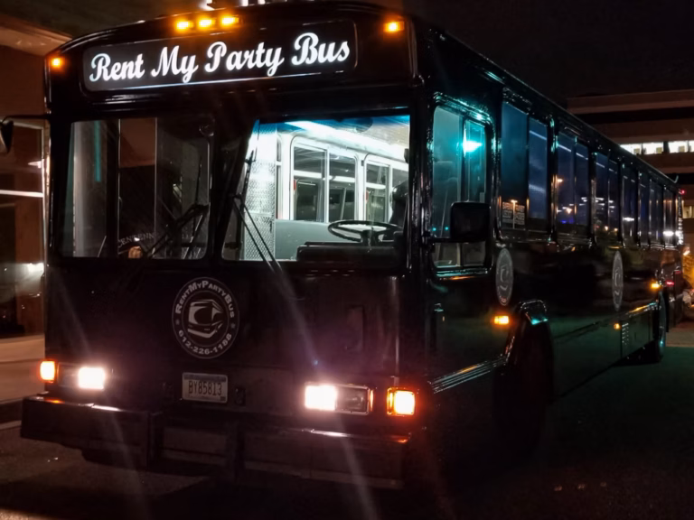 The Black Onyx Party Bus Wedding