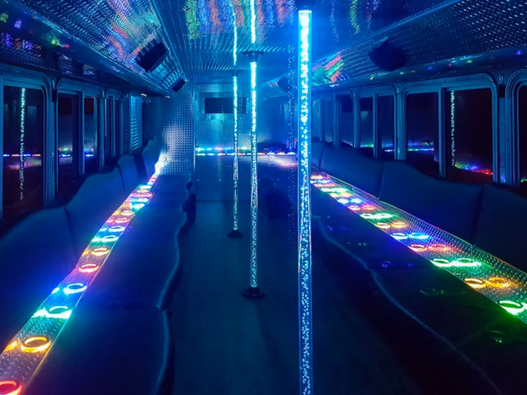 The Black Onyx Party Bus Wedding