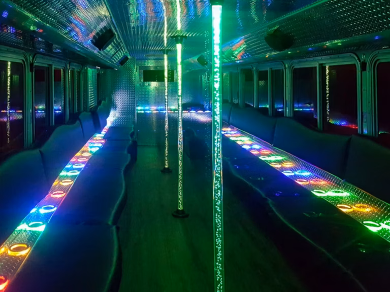 The Black Onyx Party Bus Wedding