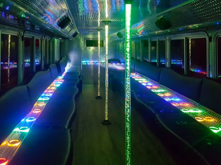 The Black Onyx Party Bus Wedding