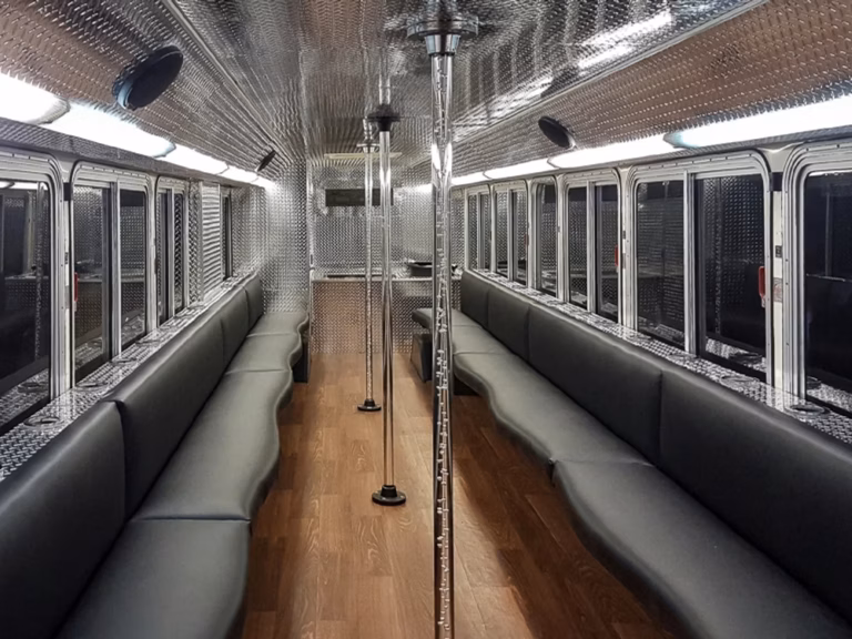 The Black Onyx Party Bus Wedding