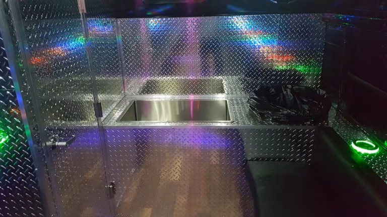 The Black Phantom Party Bus 18 Sink