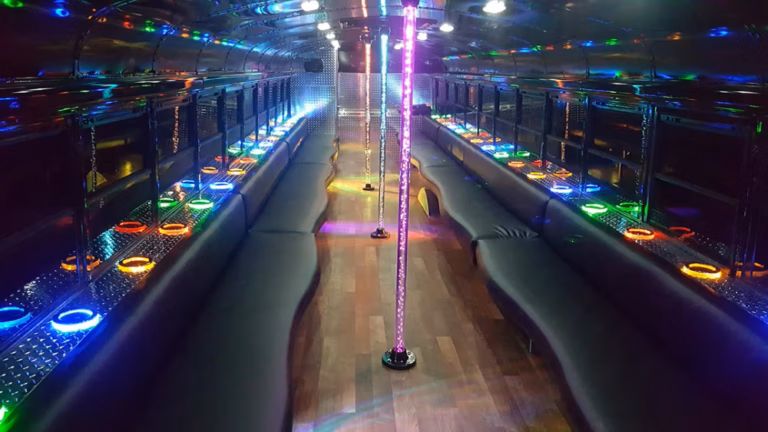 The Black Phantom Party Bus 2 Rental
