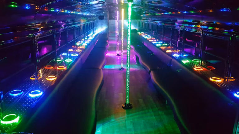 The Black Phantom Party Bus 3 Rental MN