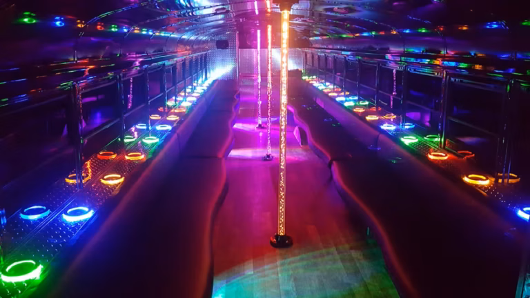 The Black Phantom Party Bus 5 Rental Minneapolis