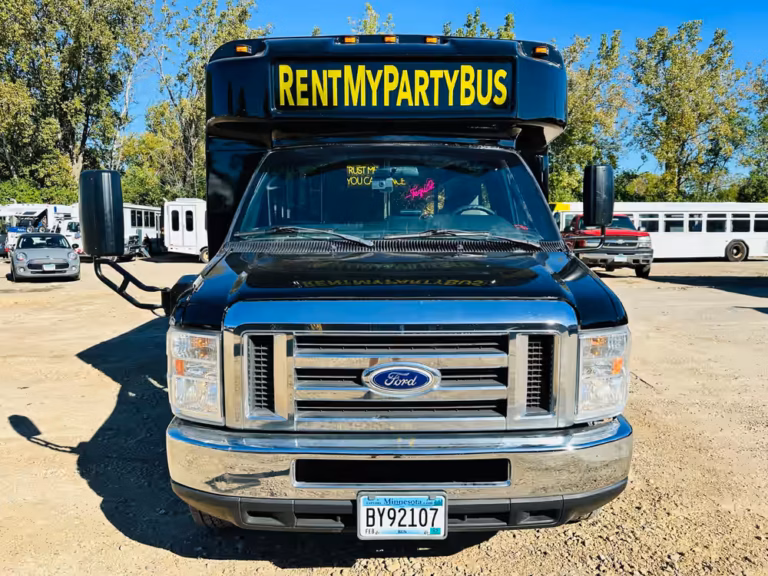 The Golden Bachelor Party Bus 8 Wedding Rentals scaled