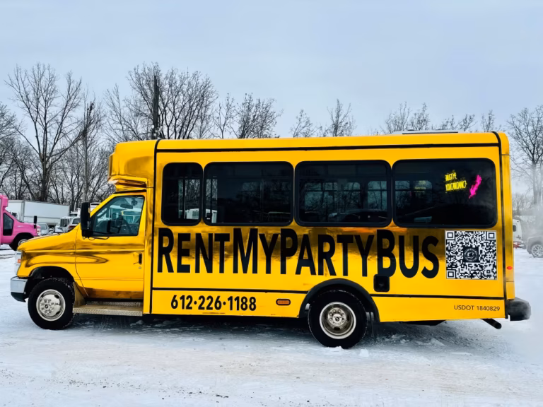 The Goldilocks Party Bus 6 Shuttle Rental