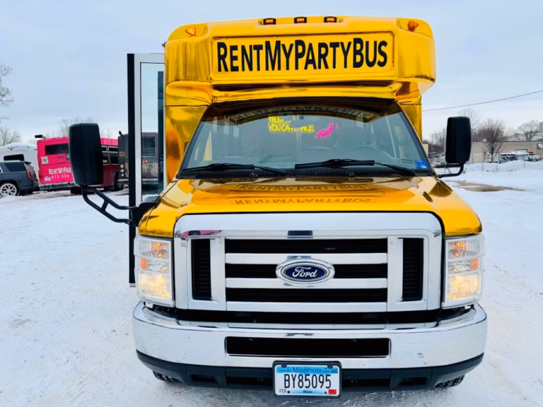 The Goldilocks Party Bus 8 Shuttle Rental