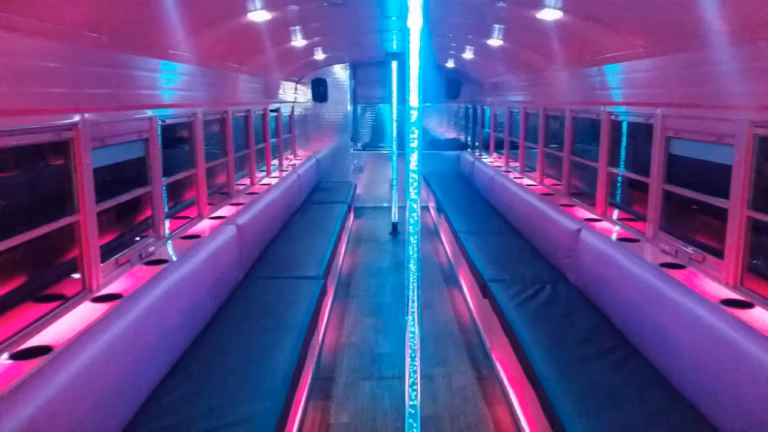 The Pink Ribbon Party Bus 3 Rental Minnesota