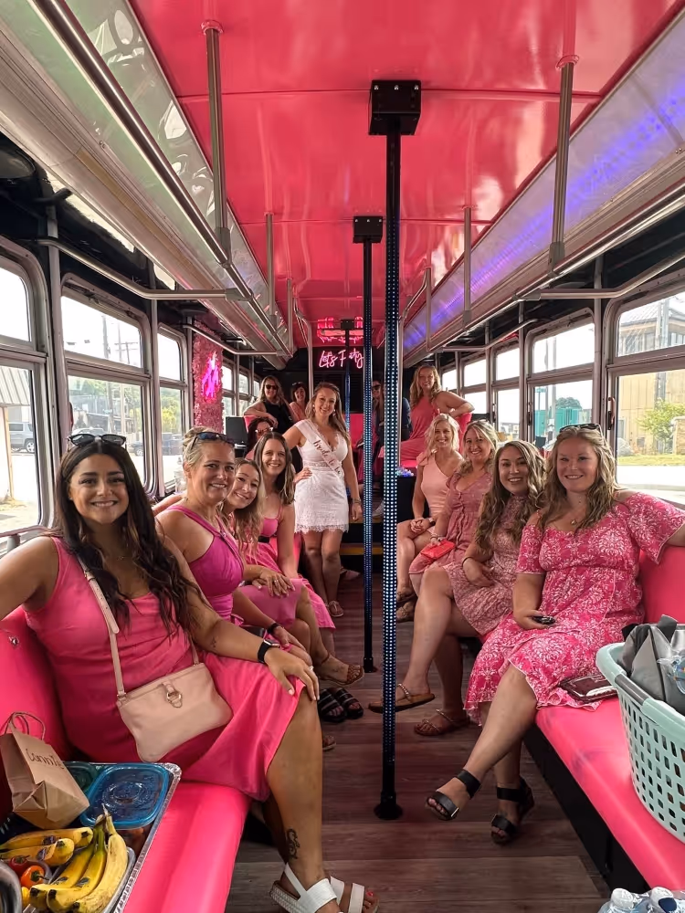The Pinkalicious Party Bus Bachelorette Event