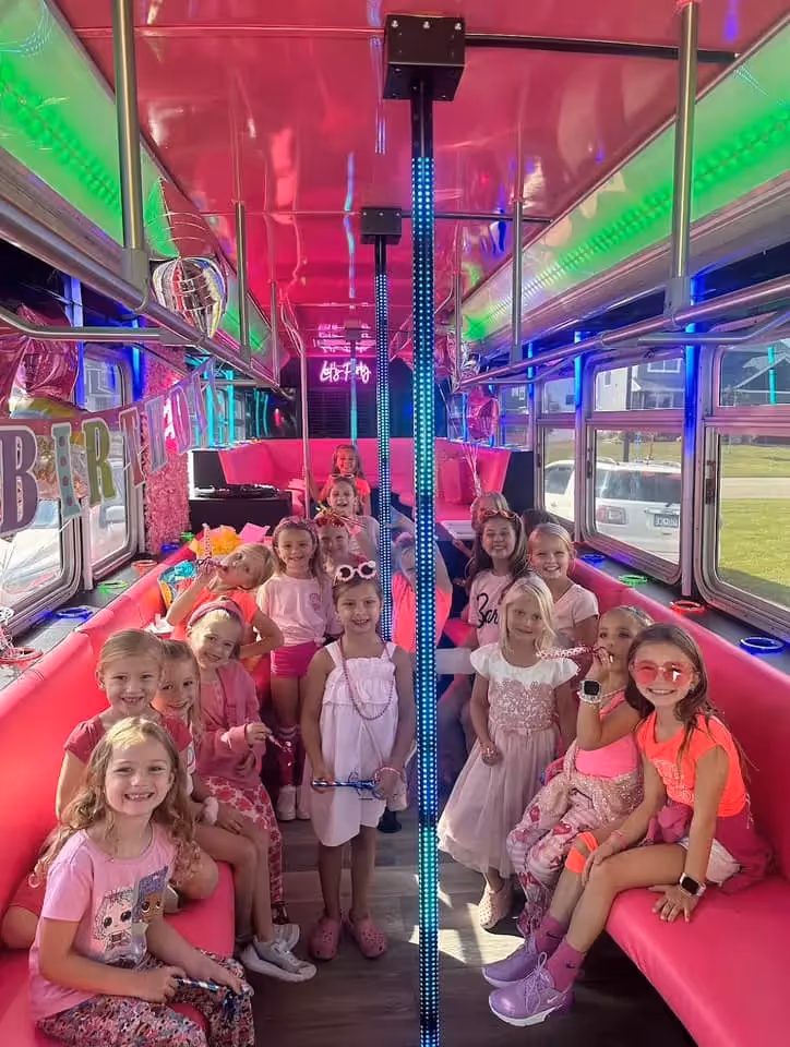 The Pinkalicious Party Bus Kids Birthday