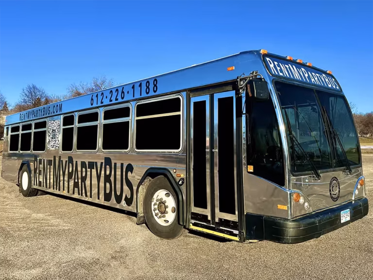 The Platinum Party Bus Wedding Rental Minneapolis MN