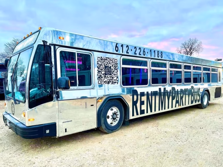The Platinum Party Bus Wedding Rental Minnesota