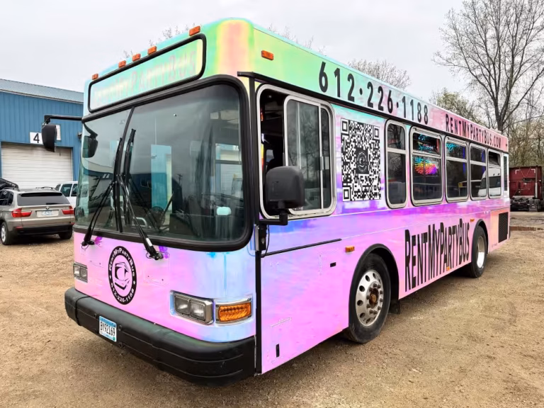 The Unicorn Party Bus 2 Rental Minneapolis