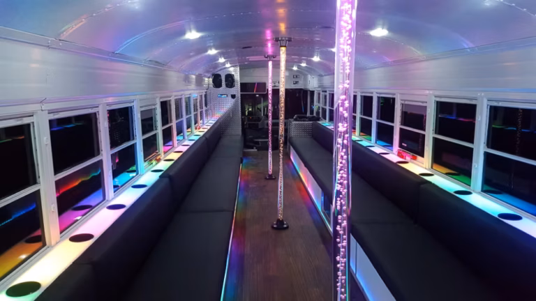 The White Diamond Party Bus 17 Cheap