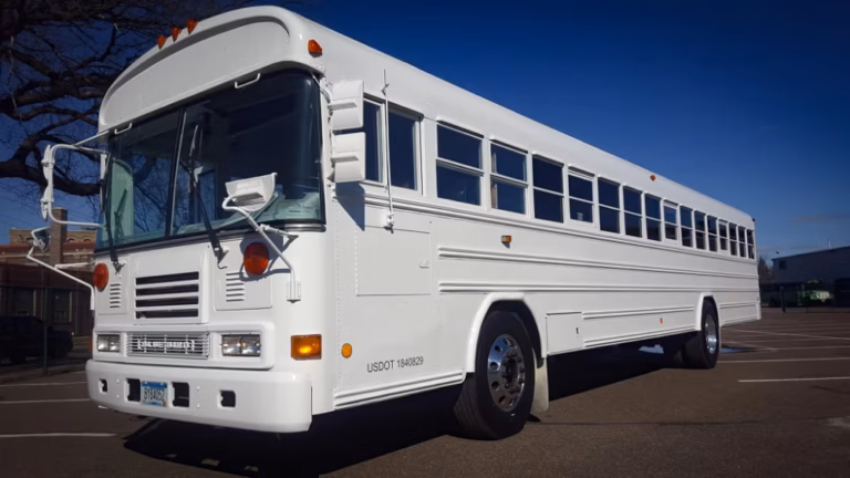 The White Diamond Party Bus 2 Rental