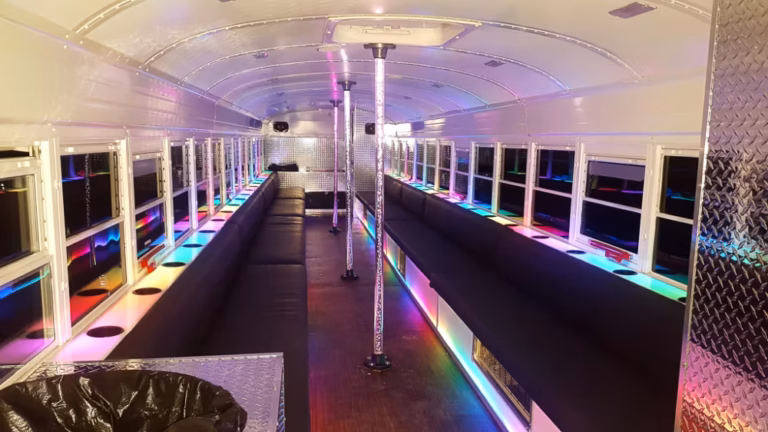 The White Diamond Party Bus 8 Prices Min