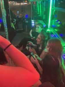 Customer photo from a party bus rental review by Nora
