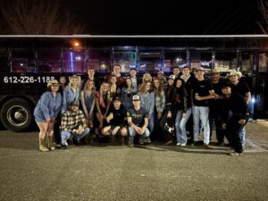 Customer photo from a party bus rental review by Emily Rossmeisl