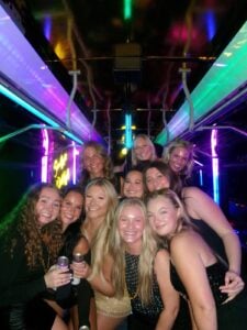 Customer photo from a party bus rental review by Peyton Berreman