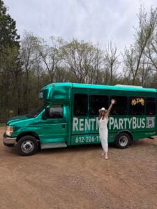 Customer photo from a party bus rental review by Carli Davis
