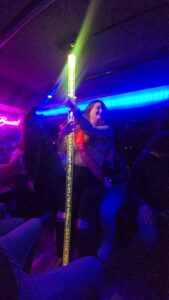 Customer photo from a party bus rental review by Shannon Wilson