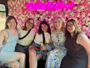 Customer photo from a party bus rental review by Emilee