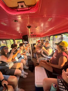 Customer photo from a party bus rental review by Erin Farber