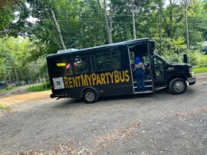 Customer photo from a party bus rental review by Lydija Avery
