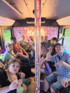 Customer photo from a party bus rental review by Emerald Stronghold Entertainment