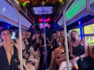 Customer photo from a party bus rental review by Hollee Brooks