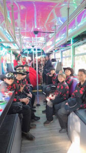 Customer photo from a party bus rental review by Veronica Rodriguez