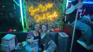 Customer photo from a party bus rental review by Arial Larae